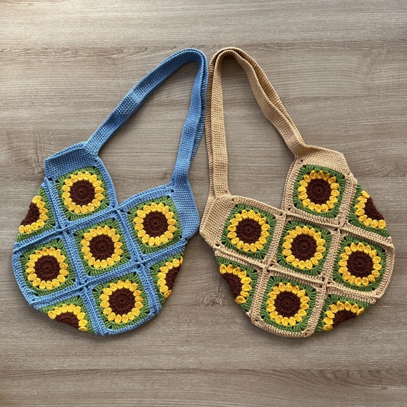 Crochet Sunflower Tote Bag Pattern: Beginner Friendly (PDF Pattern)