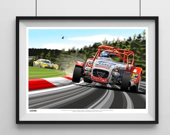 Caterham Seven R400 Nurburgring Art Print – Motorsport Poster