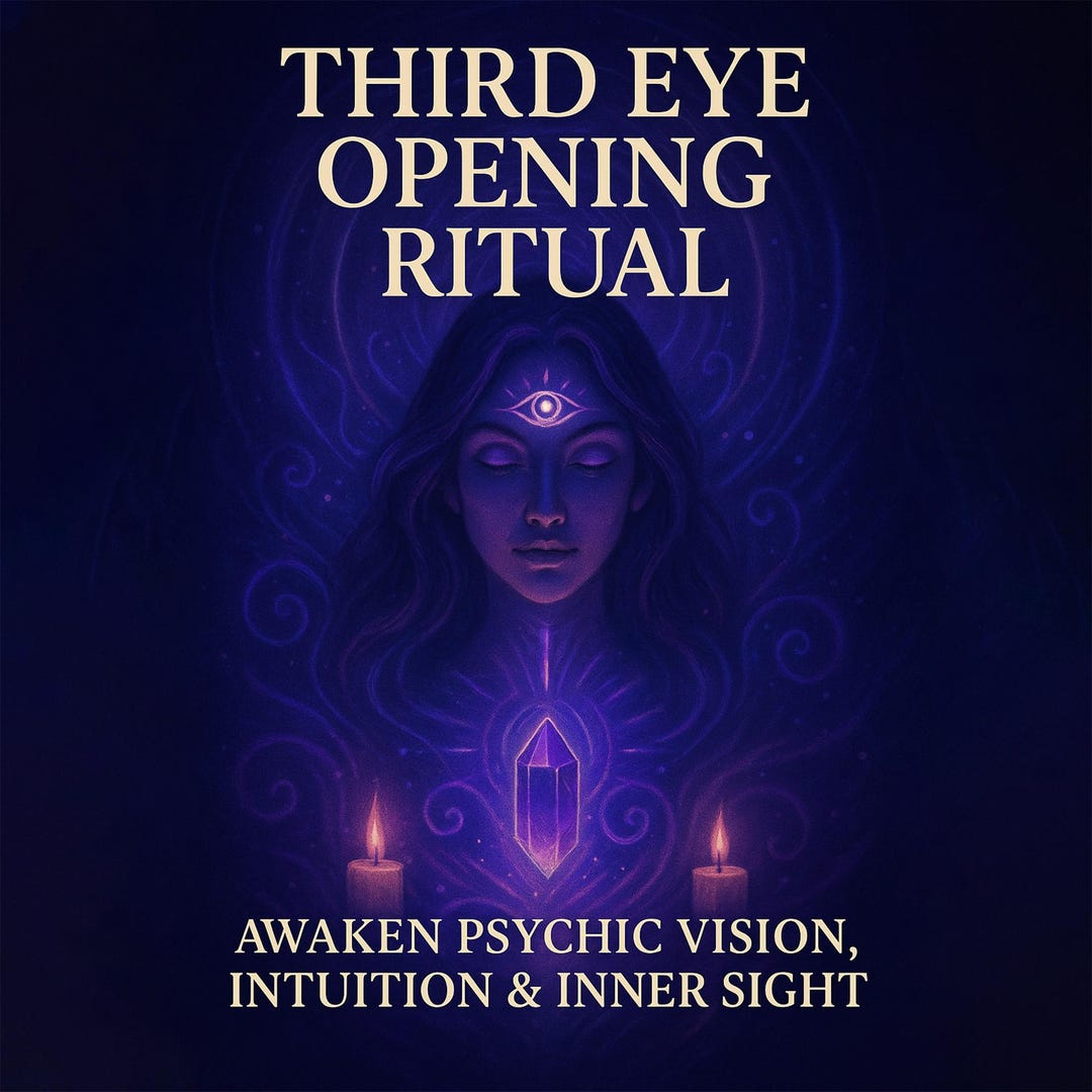 Third Eye Opening Ritual – Awaken Psychic Vision, Intuition & Inner ...