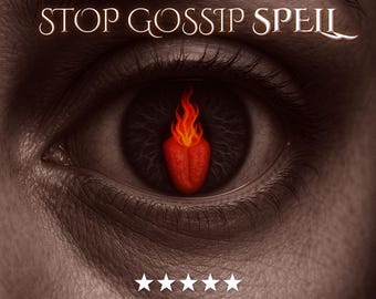 Stop roddels | Coven-ritueel om geruchten te beëindigen, reputatie te beschermen en negativiteit het zwijgen op te leggen