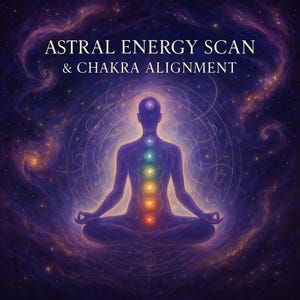 Astral Energie Scan & Chakra Ausrichtung – Aura-Diagnose, persönliche Energiekarte, Heilpfad
