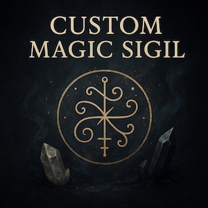 Custom Magic Sigil – Personal Energy Shield, Manifestation Talisman, Unlock Hidden Power & Spiritual Authority