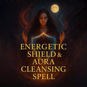 Energetic Shield & Aura Cleansing Spell – Spiritual Protection Against Negativity, Psychic Attacks