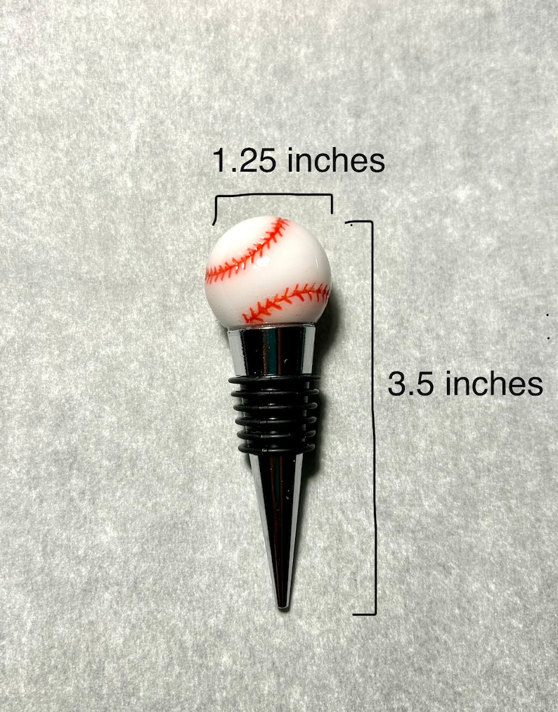 Baseball Wine Bottle Stopper/ Baseball Gift/ Great Holiday Etsy