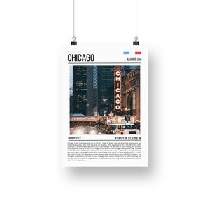 chicago wall art poster wall decor printable download chicago art poster download wall decor illinois chicago poster