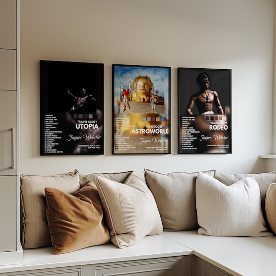 Travis Scott Music Canvas Poster 30x45cm - Wandkunst Für Zimmer Dekoration