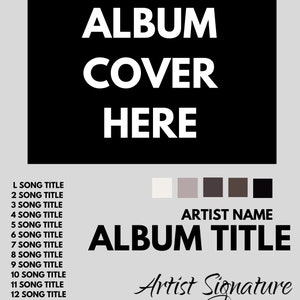 Benutzerdefinierte Album Poster Download hochwertige Musik Poster Wandkunst Musikalbum Poster Custom Download