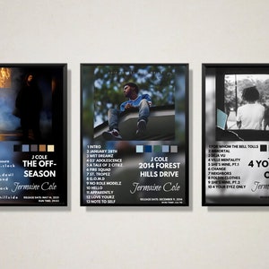 J cole Album Wandkunst Rap Album Poster ästhetische Wandkunst digitales Dekor Off Season Album Poster KOD wall art 4 your eyez only