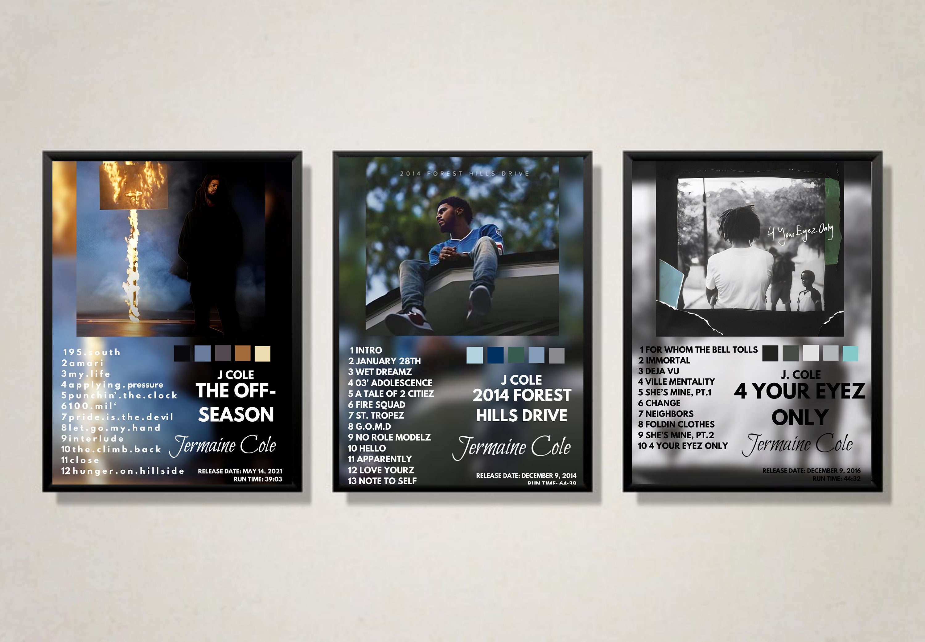 J Cole Album Wall Art Rap Album Poster Aesthetic Wall Art Digital