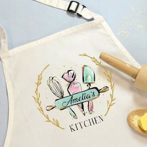 Personalisierte Backschürze: Individuelle Kochschürze mit Taschen, Mamas Küchendekoration