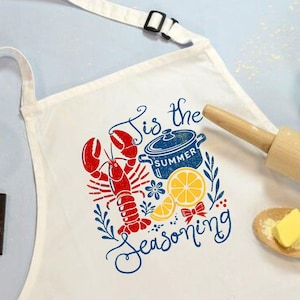 Langoesten Langoesten Citroen Season Boil-schort: cadeau chef-kok zomerkruiden
