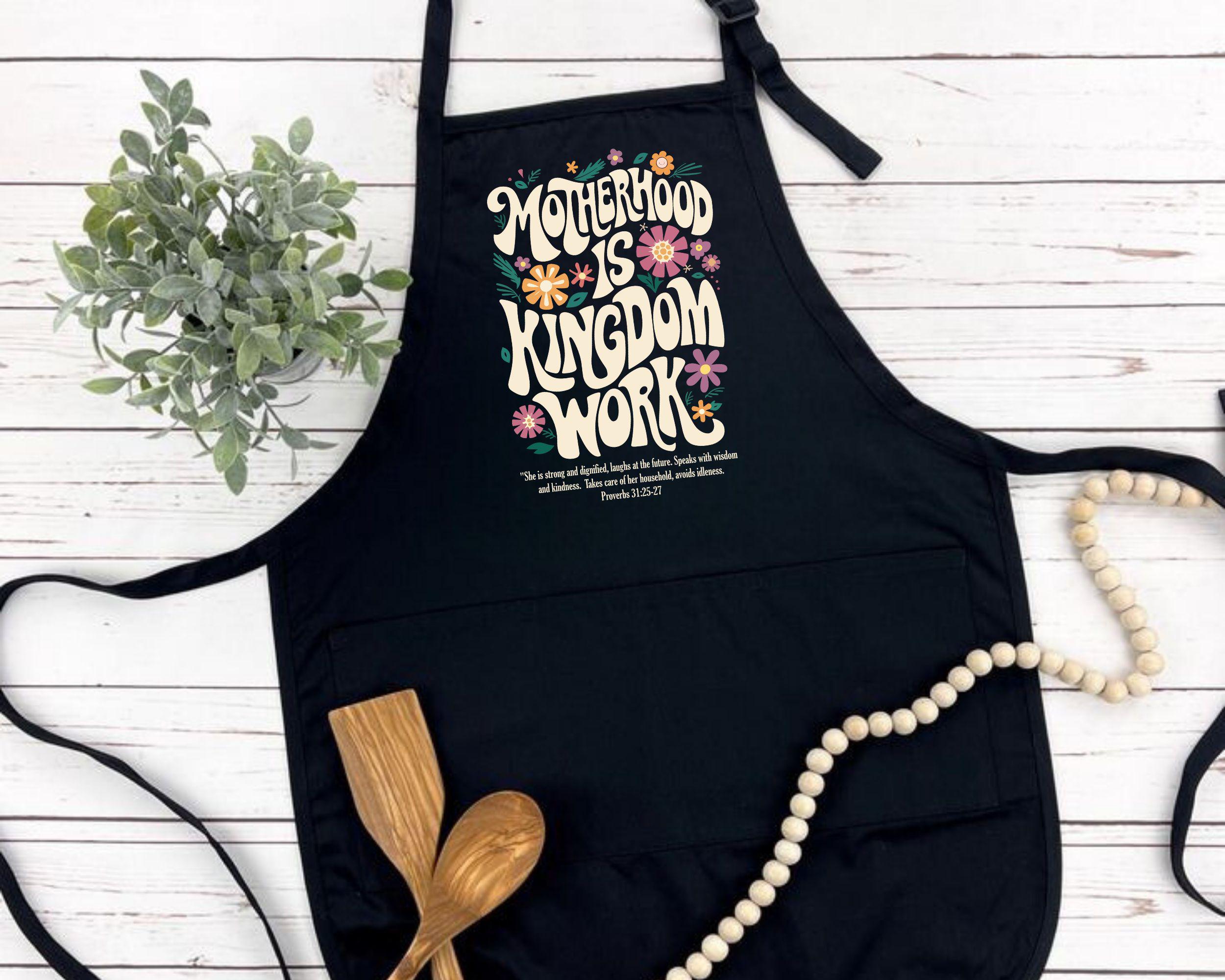 Religious Aprons Floral Christian Apron: Retro Mom Gift, Bible Verse Kitchen Decor - Etsy