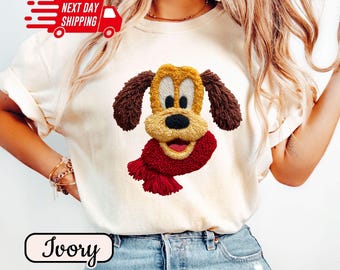 Comfort Colors Mickey & Friends Christmas Shirt for Kids: Disney Holiday Trip Tee, Not Embroidery