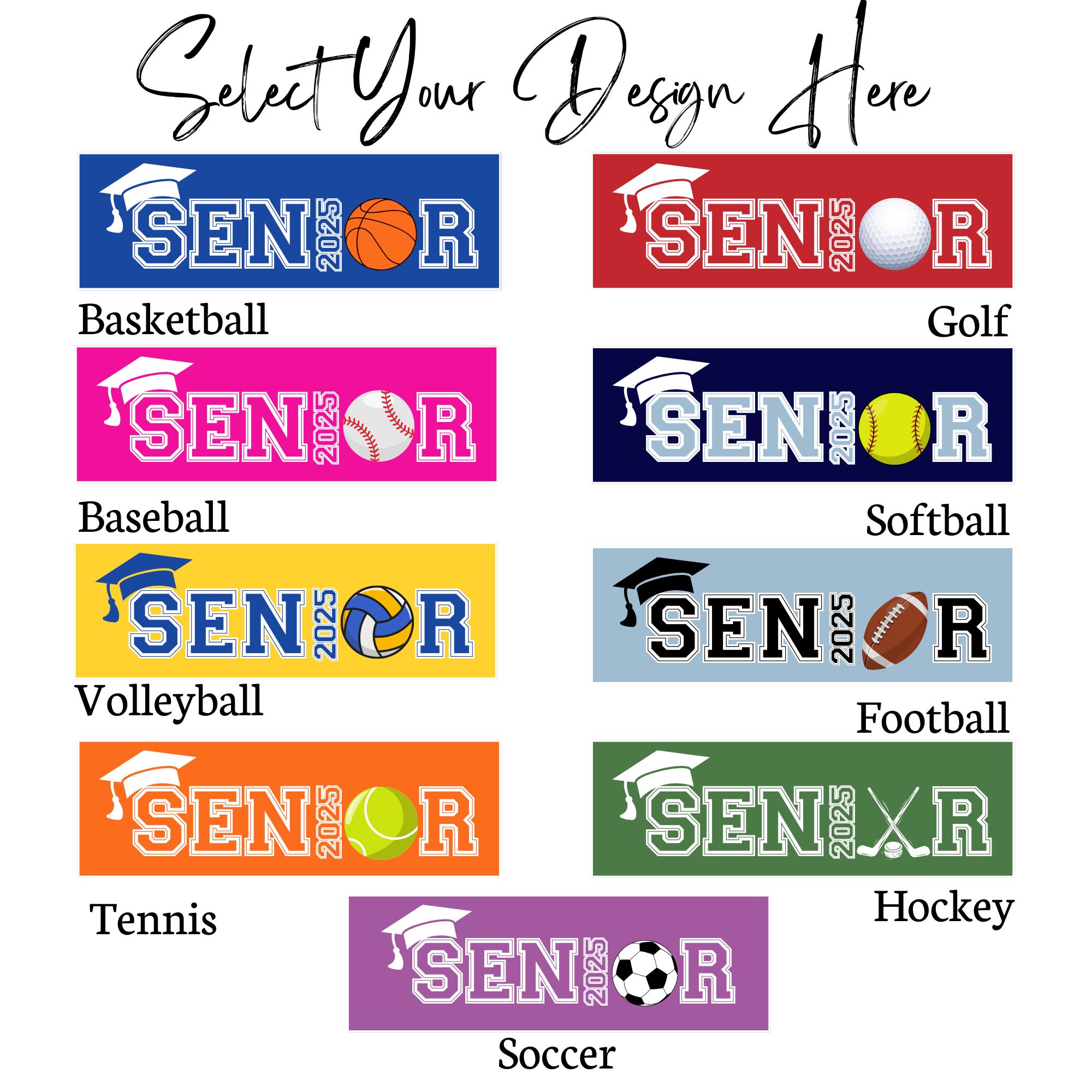 Personalized 2025 Senior Night Sport Beach Towel with Name and School, Custom Grad Towel, All Sport Team Gift, High School College Grad Gift