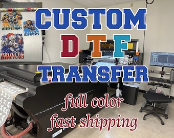 Custom DTF Print: Full Color Ready To Press Heat Transfer, Gang Sheet