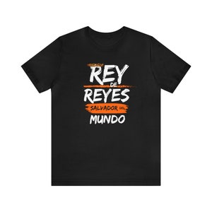 Rey de reyes salvador del mundo unisex classic Jesus camisa cristianas