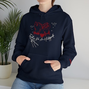 Juntos somos imparable Amor amistad Pareja novios novia Unisex Heavy Blend™ Sudadera con capucha