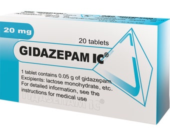 GIDAZEPAM IC 20 mg tablets 20 pcs "Intrechim TVD"