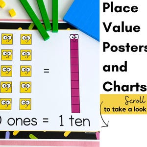 Place Value Posters and Charts Printable | Standard Form, Word Form ...
