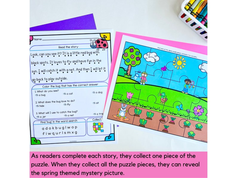 Spring Reading Comprehension Passages and Questions Printable for ...
