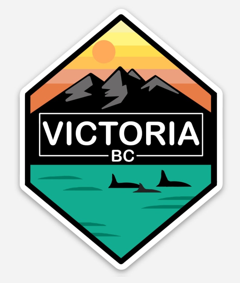 Victoria BC Sticker - Etsy