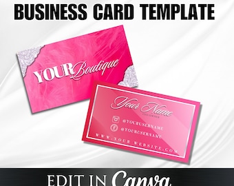 Business card template | Edit in CANVA