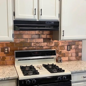 Handmade Copper Tiles, Rustic Copper Kitchen Decor, Custom Metal Wall Tiles, Kitchen Tiles, Modern Kitchen Backsplash, Copper Wall Decor