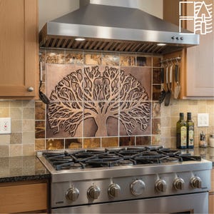Handmade Copper Tree of Life Wall Art: Indoor/Outdoor Decoration