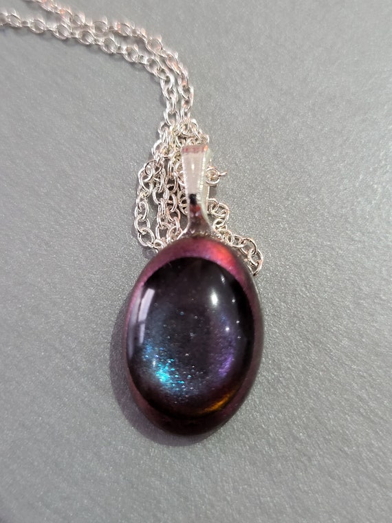 Amethyst Mosaic Oblong Necklace Amethyst Mosaic Oblong Necklace
