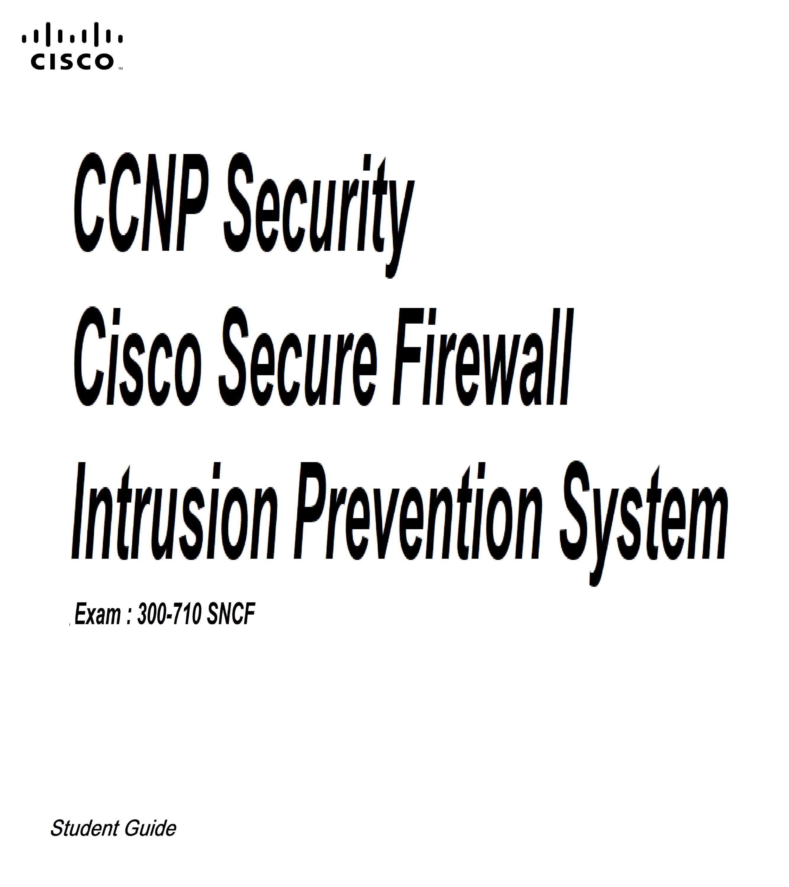 Cisco 300-710 SNCF CCNP Security Cisco Secure Firewall