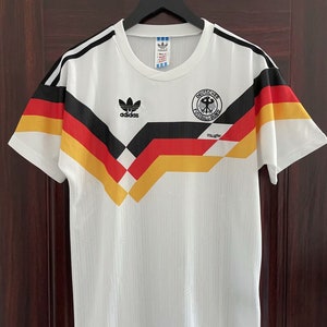 West Germany Retro Jersey Home World Cup 1990
