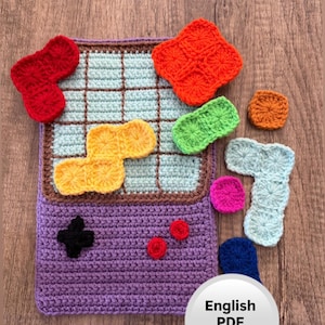 PDF Pattern - Crochet Puzzle Blocks Play Set - English Only-US Terms - Educational - Montessori - Family