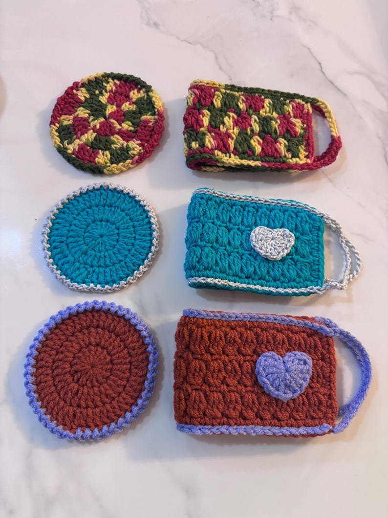 PDF Pattern - Coffee Mug Set: Crochet Cozy and Coaster - Easy Home Decor - Surface Protection - Holiday Gift - Quick Project - Kitchen Style