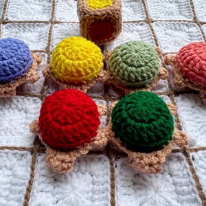 Crochet Turtle Racing Board Game - Pace Race - Educational Game ...