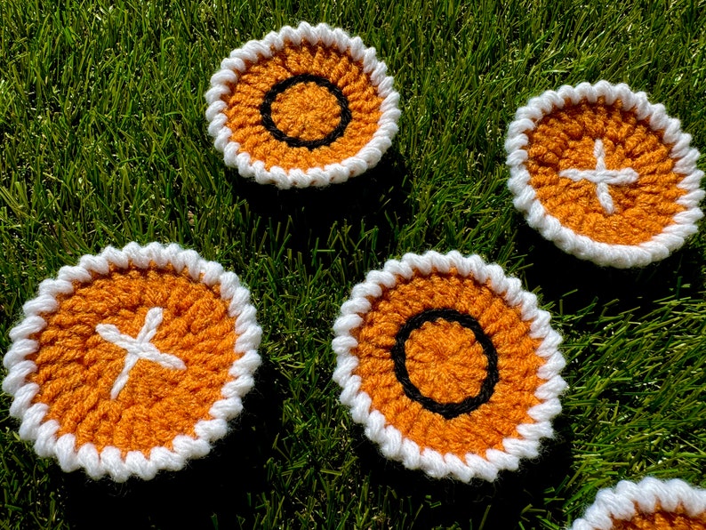 PDF Pattern Crochet Tic Tac Toe Game for All Ages Granny Square ...