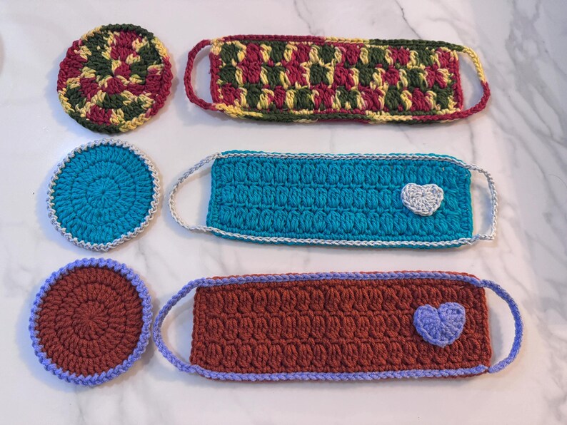 PDF Pattern - Coffee Mug Set: Crochet Cozy and Coaster - Easy Home Decor - Surface Protection - Holiday Gift - Quick Project - Kitchen Style