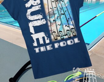 RULE The Pool Tee - Swimming T-shirt - Swim Coach Shirt - Gift For Swimmer - Swim Shirt - Swimmer T-Shirt - Unisex Softstyle Tee