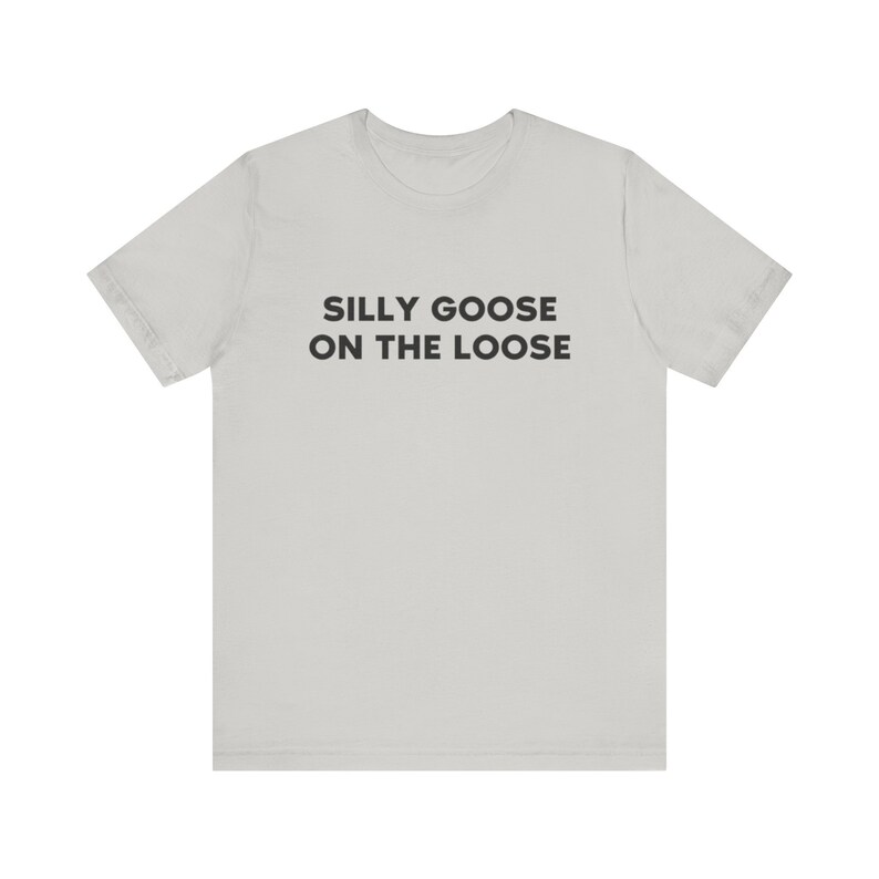 Silly Goose on the Loose Funny Tshirts, Gag Gifts, Meme Shirts, Parody