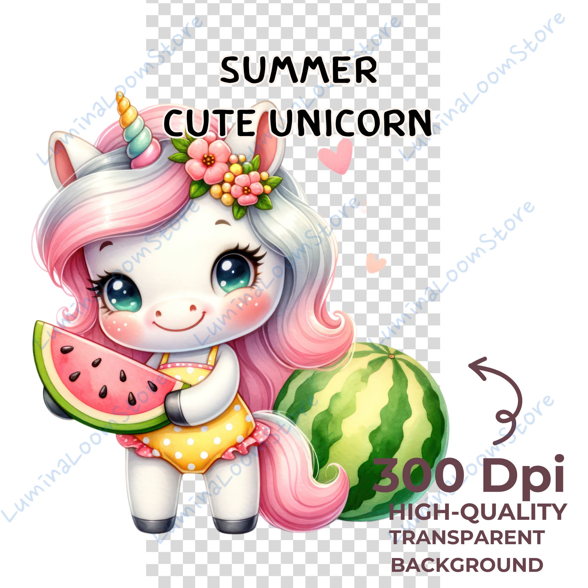 Beach Summer Cute Unicorn Clipart, Cute Unicorn Png, Beach Baby Shower ...