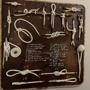 Knot Tying Kit: Learn to Tie Knots, Bends, and Hitches. Fun for Kids &  Adults 