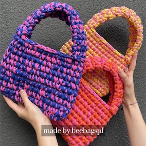 Crochet Mini Tote Bag Pattern: Beginner Friendly (PDF Pattern)
