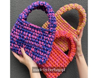 Wzór na szydełkową mini torbę: Przyjazny dla początkujących (wzór w formacie PDF)