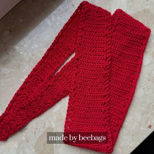 ソフィーリトルスカーフの作り方：かぎ針編みスカーフのPDF型紙｜初心者向け簡単スカーフの作り方｜ミニマリストなネックスカーフDIY