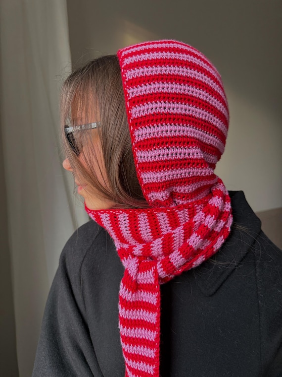 Mila Hood: Crochet PDF Written Pattern, Sophie Hood Inspired | Beginner Friendly Scarf Tutorial | Instant Download | DYI TikTok Bestseller
