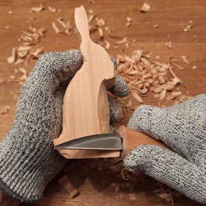 Eli® Linden wood carving figures including carving instructions for children, craft set, craft wood Linden wood for carving, woodwork, carving wood image 3
