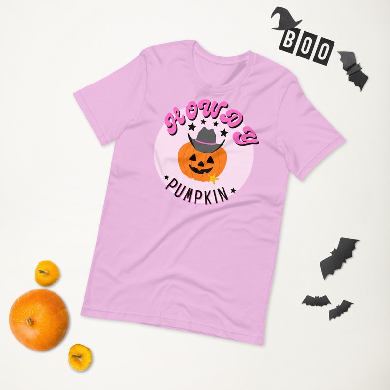 Pumpkin Tee Shirt, Pumpkin Graphic Tee, Jack-o-Lantern shirt, Halloween Western Clothing, Howdy Pumpkin, Spooky Season, Fall Shirts