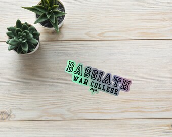 Holographic Fourth Wing Sticker, Dragon Rider, Fantasy Book Sticker,  Fourth Wing Decals, Basgiath War College, Bookish Stickers