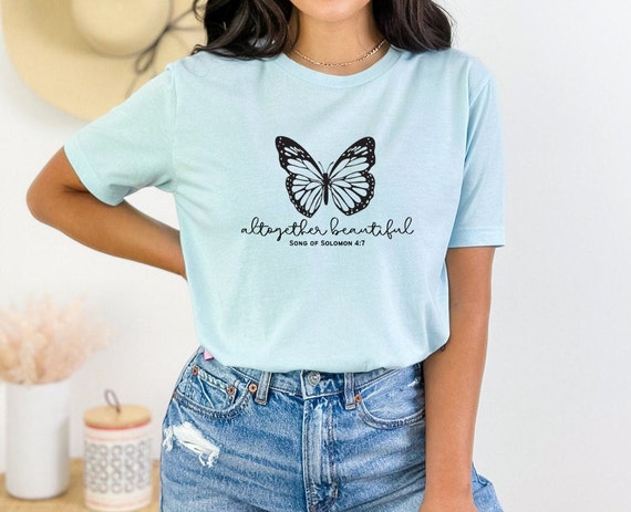 Bible Verse Butterfly T Shirt Bible Verse Butterfly T Shirt