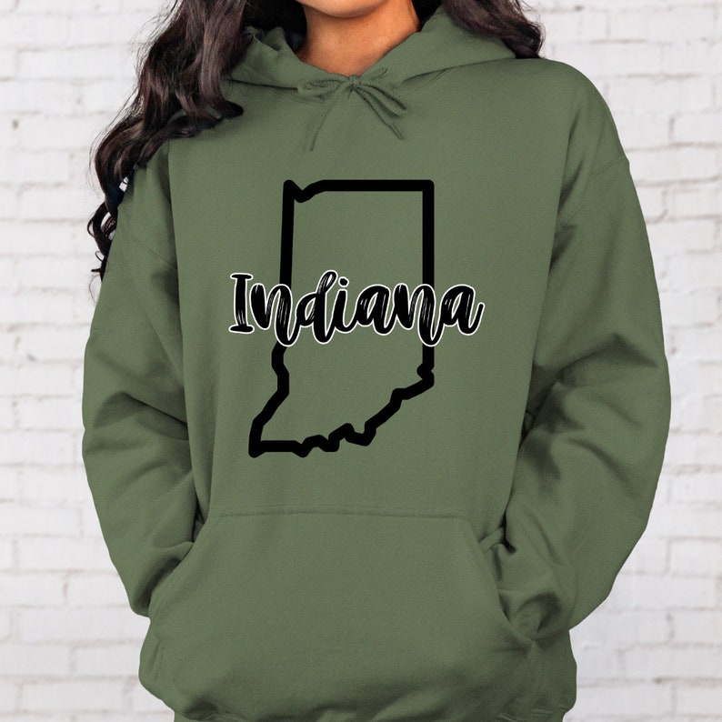 Indiana Sweatshirt, Indiana State Sweatshirt, Indiana Shirts, Midwest ...