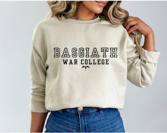 Fourth Wing Sweatshirt, Basgiath War College, Dragon Rider, Violet Sorrengail, Xaden Riorson, Riders Quadrant, Fantasy reader, Bookish Shirt